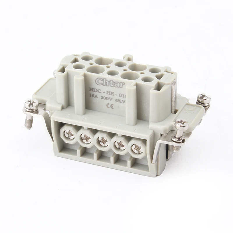 Conector rezistent M/F cu 10 pini