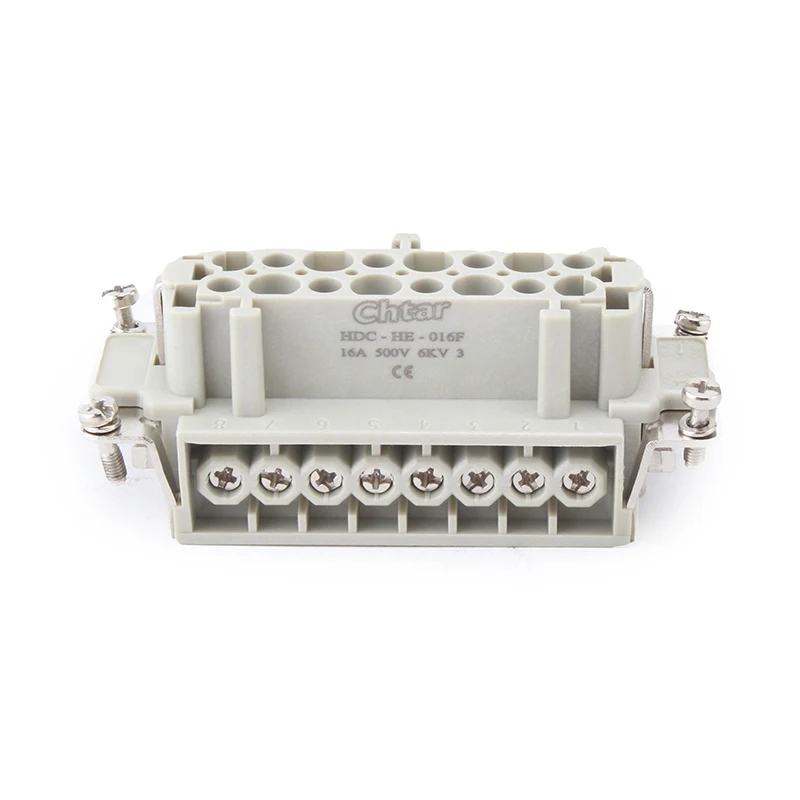 Conector rezistent M/F cu 16 pini