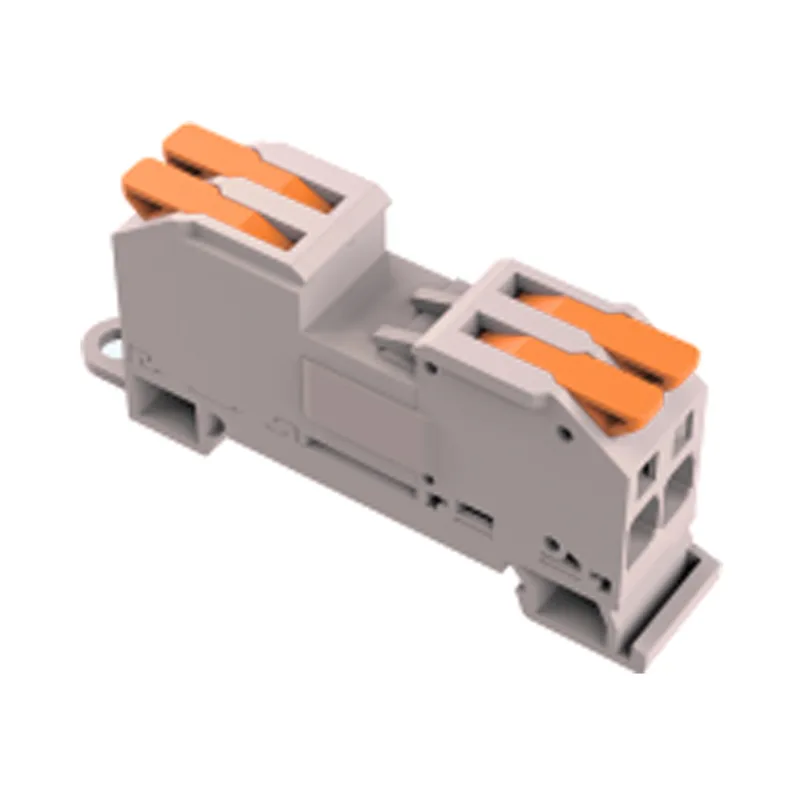 Conectori rapidi pentru sârmă de îmbinare tip șină DIN M/F Multi-In Multi-Out